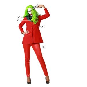 DISFRAZ DE JÓKER ROJO MUJER