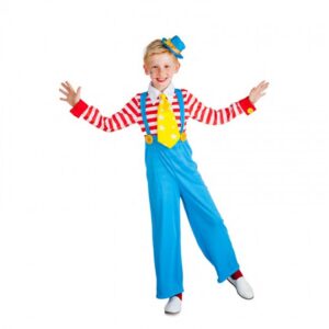 DISFRAZ DE PAYASO CON TIRANTES NIÑO