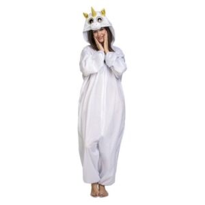 DISFRAZ PIJAMA UNICORNIO BLANCO ADULTO