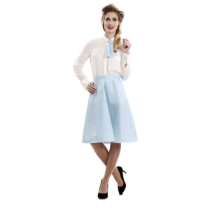 DISFRAZ DE PIN-UP SET AZUL MUJER