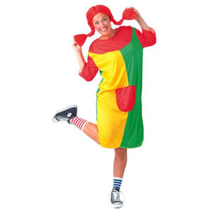 DISFRAZ PIPI CALZASLARGAS PARA MUJER