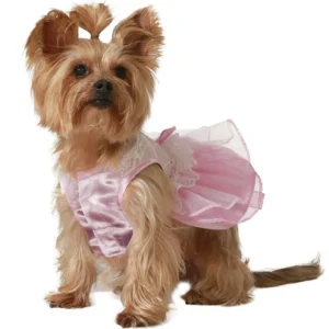 DISFRAZ DE PRINCESA ROSA PARA PERRITA