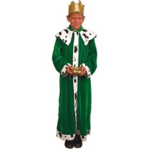 DISFRAZ DE REY MAGO VERDE INFANTIL