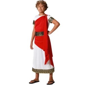 DISFRAZ DE ROMANO ROJO PARA NIÑO