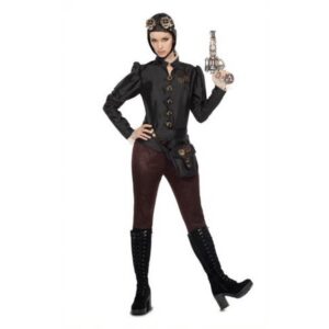 DISFRAZ DE STEAMPUNK AVIADORA MUJER