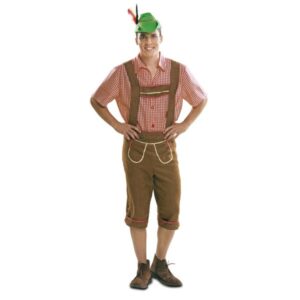 DISFRAZ DE TIROLÉS MARRÓN HOMBRE