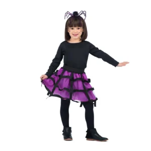 DISFRAZ TUTÚ DE ARAÑA MORADO NIÑA