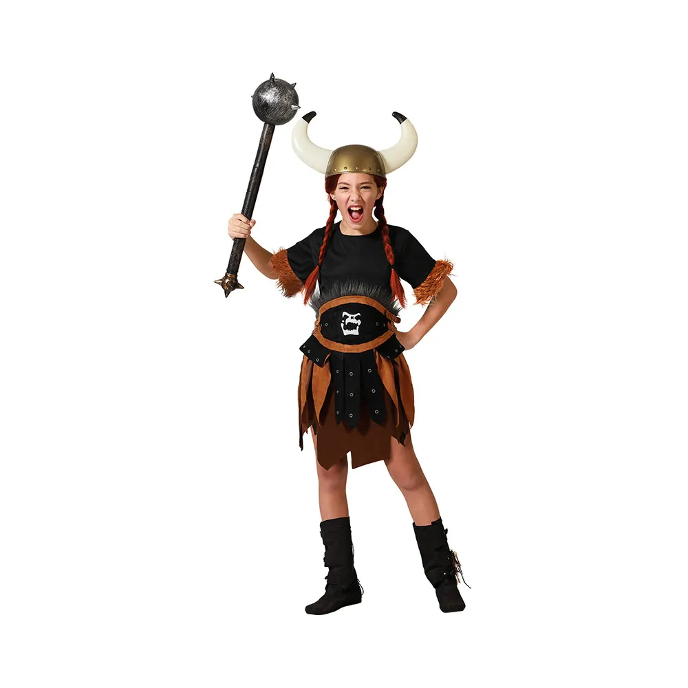 DISFRAZ DE VIKINGA GUERRERA NIÑA