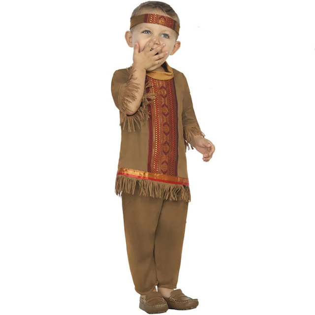 DISFRAZ DE INDIO NIÑO BEBÉ