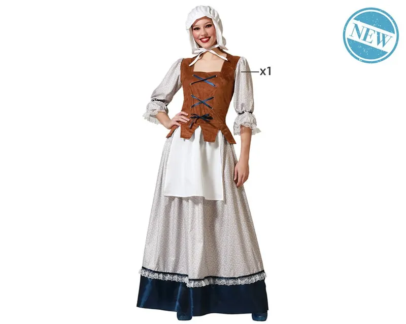 DISFRAZ DE MESONERA MEDIEVAL MUJER