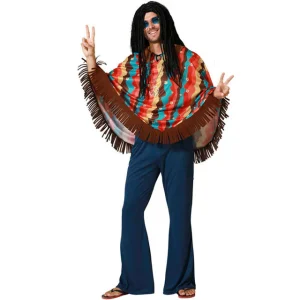 DISFRAZ HIPPIE MULTICOLOR HOMBRE