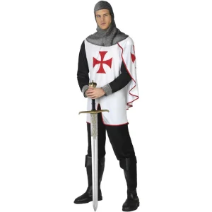 DISFRAZ DE CABALLERO CRUZADAS HOMBRE TEMPLARIO