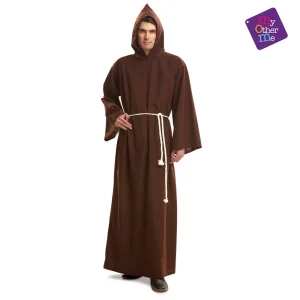 DISFRAZ DE MONJE FRANCISCANO PARA HOMBRE