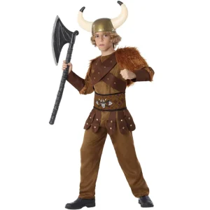 DISFRAZ DE VIKINGO NIÑO MARRÓN