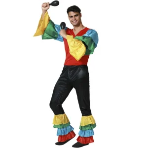 DISFRAZ DE RUMBERO HOMBRE ROJO