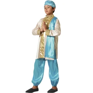 DISFRAZ DE HINDÚ EXÓTICO AZUL PARA NIÑO