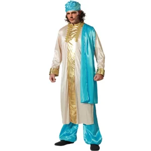 DISFRAZ DE HINDÚ HOMBRE BEIGE CON GORRO