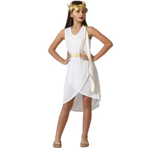 DISFRAZ DE ROMANA PARA NIÑA BLANCO