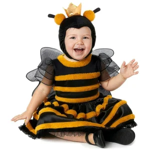 DISFRAZ DE ABEJA REINA DELUXE PARA BEBÉ NIÑA