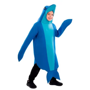 DISFRAZ DE DELFÍN AZUL INFANTIL