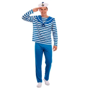 DISFRAZ DE MARINERO RAYAS PARA HOMBRE