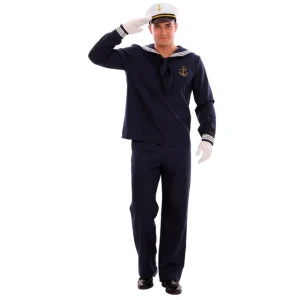 DISFRAZ DE MARINERO AZUL PARA HOMBRE