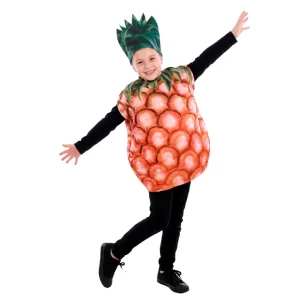 DISFRAZ DE PIÑA TROPICAL INFANTIL