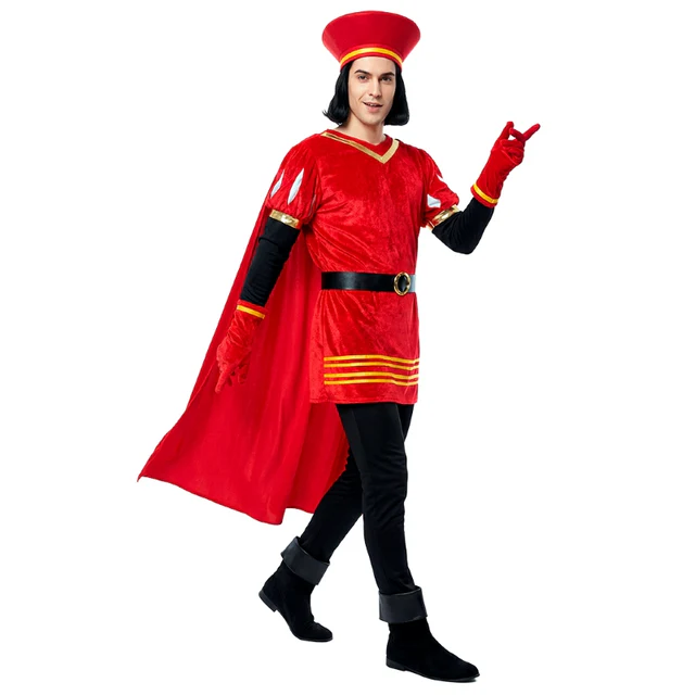 DISFRAZ DE PRÍNCIPE LORD DE SHREK PARA HOMBRE