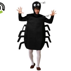 DISFRAZ DE ARAÑA NEGRA UNISEX PARA ADULTO