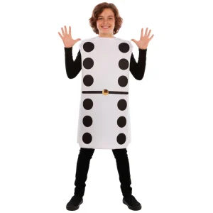 DISFRAZ DE FICHA DOMINÓ 6 DOBLE INFANTIL