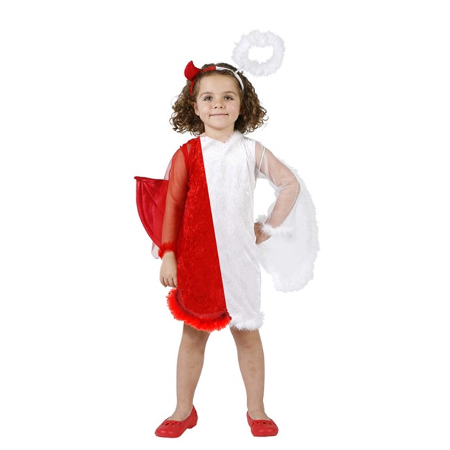 disfraz angel demonio niña 1 - DISFRAZ DE ÁNGEL O DEMONIO B/R NIÑA
