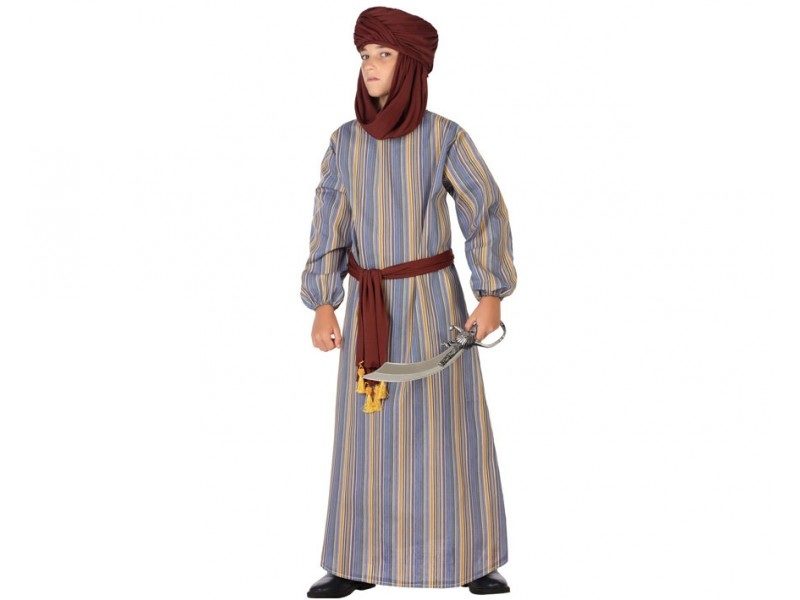 disfraz arabe túnica niño 800x600 - DISFRAZ DE ÁRABE TÚNICA NIÑO
