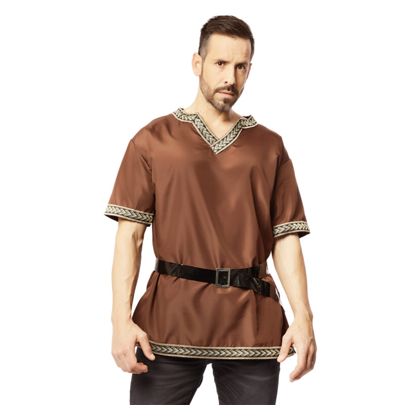 disfraz camisa medieval marrón hombre 800x800 - DISFRACES HOMBRE