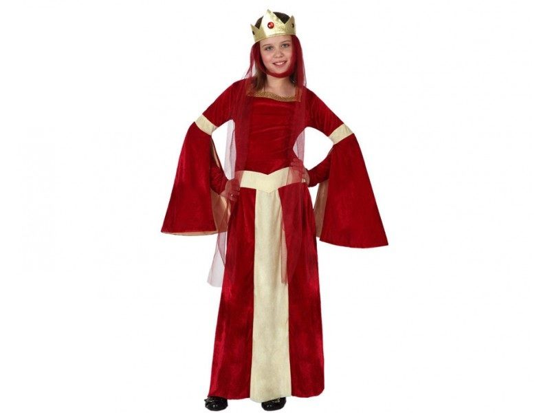 disfraz dama medieval niña 800x600 - DISFRAZ DE DAMA MEDIEVAL NIÑA
