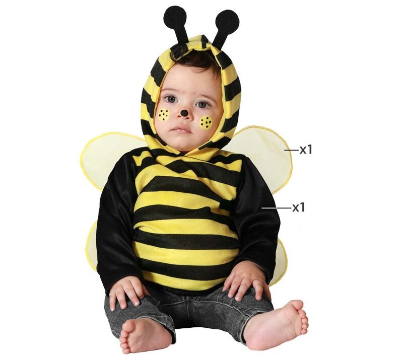 disfraz de abeja para bebé 800x709 - DISFRAZ DE ABEJA PARA BEBÉ