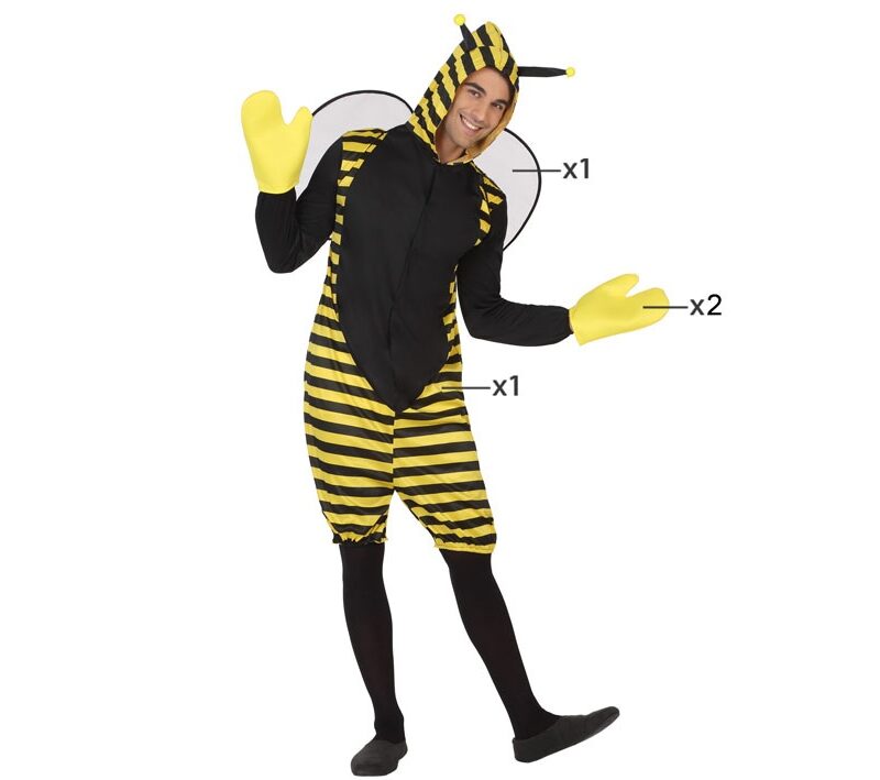 disfraz de abeja para hombre 800x709 - DISFRAZ DE ABEJORRO PARA HOMBRE
