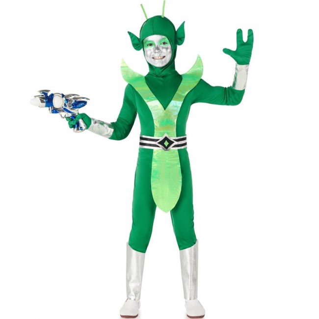 disfraz de alien verde unisex infantil - DISFRACES NIÑA