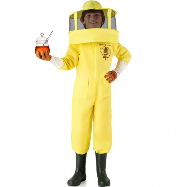 disfraz de apicultor amarillo para nino - DISFRAZ DE APICULTOR AMARILLO INFANTIL
