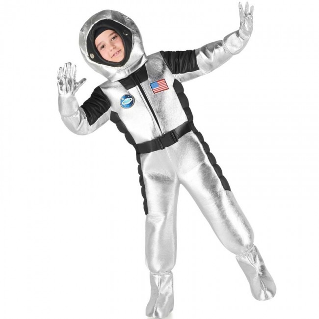 disfraz de astronauta plateado para nino - DISFRAZ DE ASTRONAUTA PARA INFANTIL