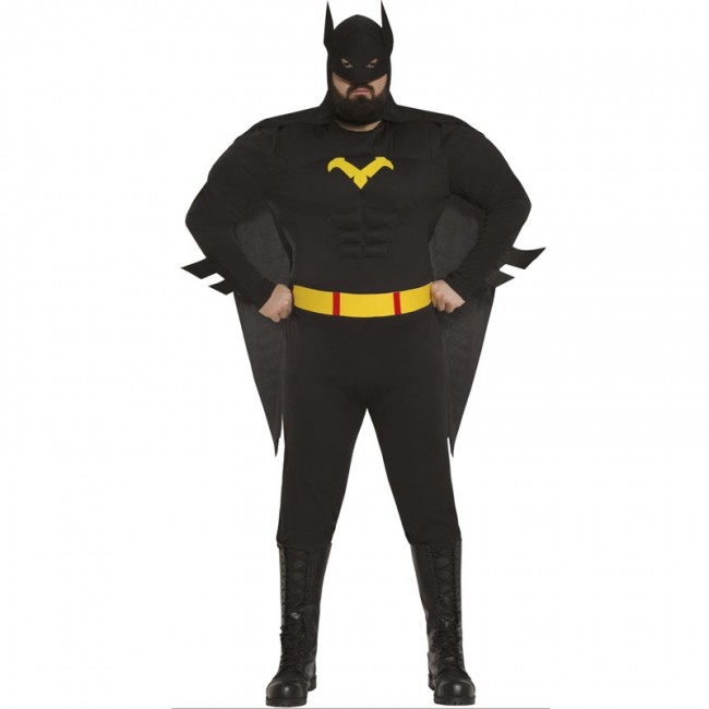 disfraz de bat hero con musculos adulto - DISFRAZ DE BATMAN MUSCULOSO PARA ADULTO
