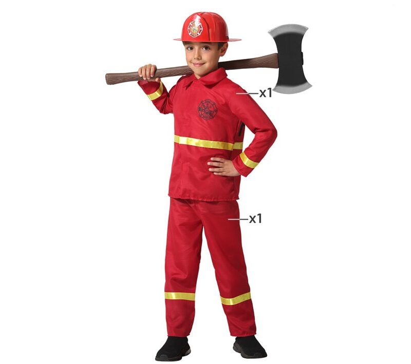 disfraz de bombero para niño 800x709 - DISFRAZ DE BOMBERO PARA NIÑO
