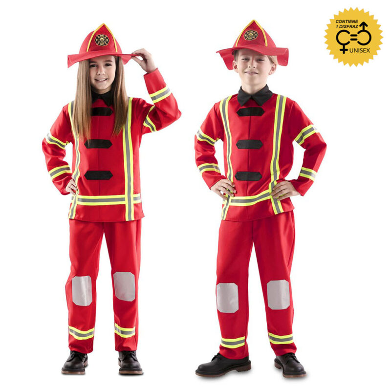disfraz de bombero unisex infantil 800x800 - DISFRAZ DE BOMBERO UNISEX INFANTIL