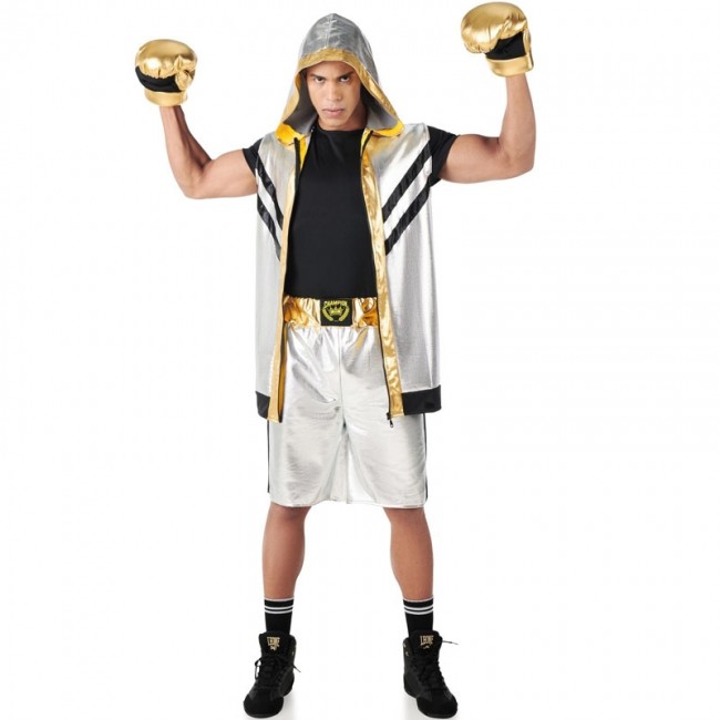 disfraz de boxeador champion para hombre - DISFRAZ DE BOXEADOR PARA HOMBRE