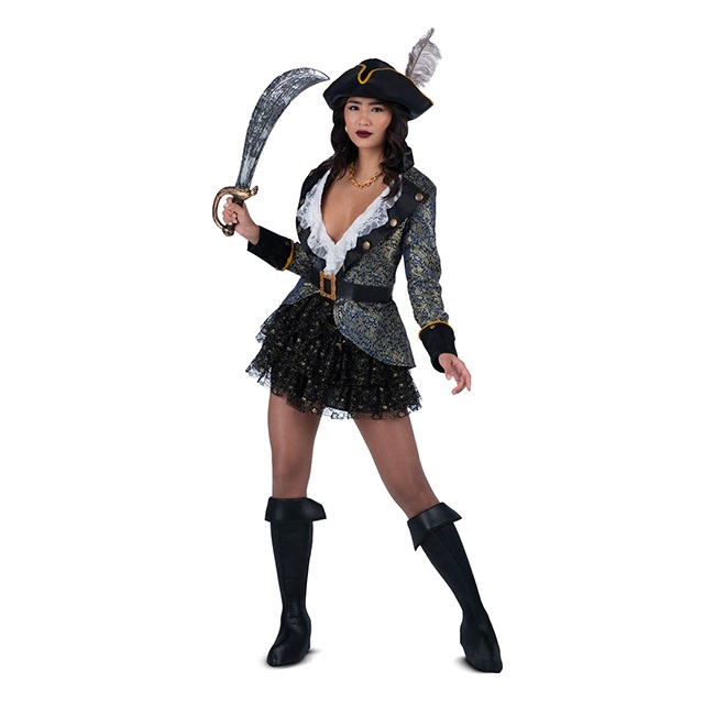 Morph Disfraz de pirata para mujer, disfraz de bucanero para mujer, disfraz  de pirata para mujer