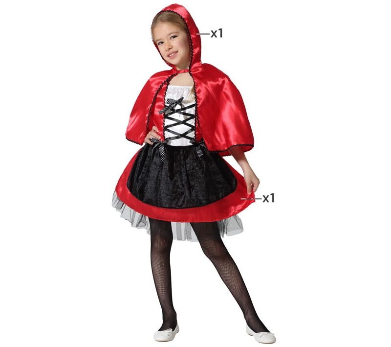 disfraz de caperucita roja para niña 800x709 - DISFRAZ DE CAPERUCITA ROJA NIÑA