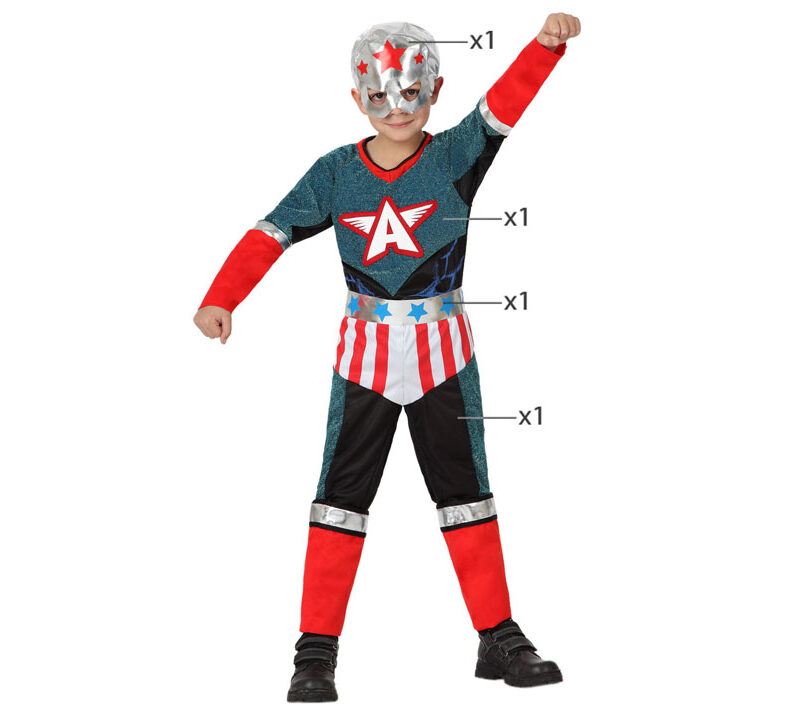 disfraz de capitán américa para niño 800x709 - DISFRAZ DE CAPITÁN AMÉRICA PARA NIÑO
