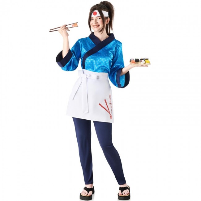 disfraz de cocinera sushi para mujer - DISFRACES MUJER