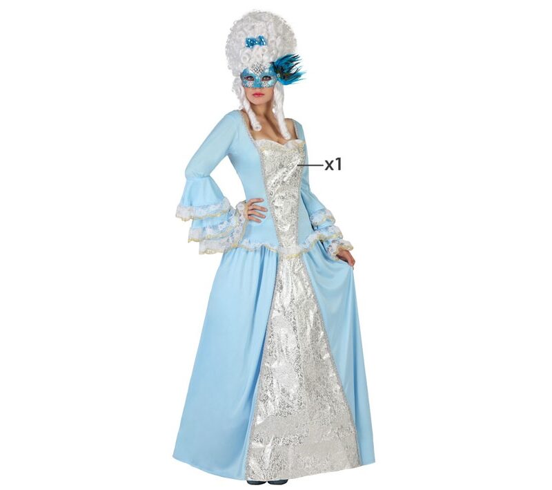 disfraz de cortesana azul época mujer 800x709 - DISFRAZ DE CORTESANA AZUL ÉPOCA MUJER