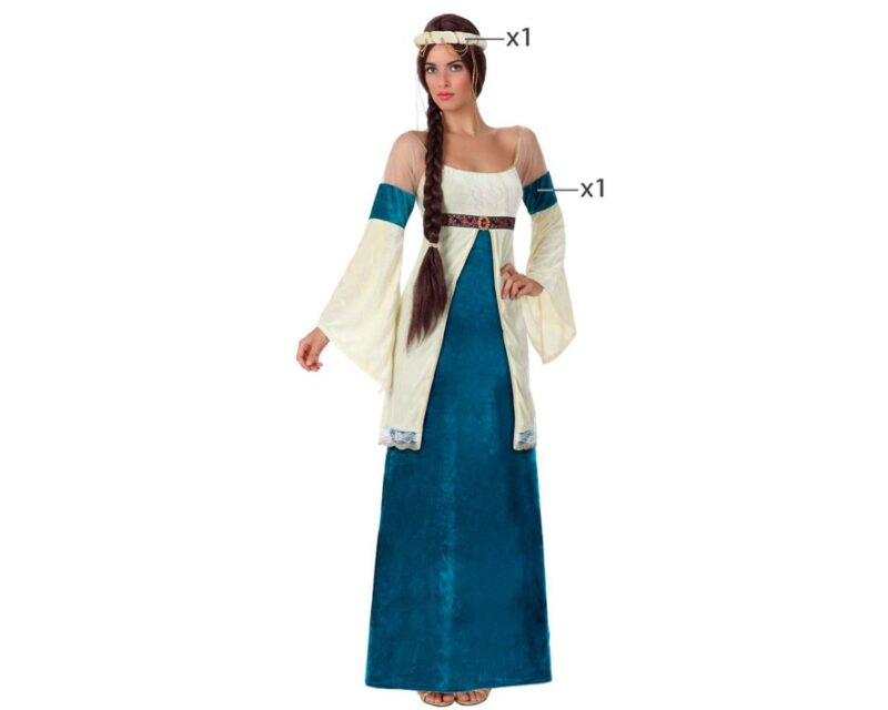 disfraz de dama medieval para mujer 1 800x640 - DISFRAZ DE DAMA MEDIEVAL PARA MUJER