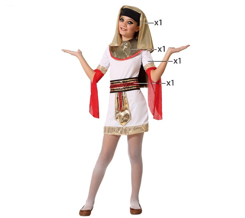 disfraz de egipcia corto para niña 800x709 - DISFRAZ DE EGIPCIA CORTO  NIÑA